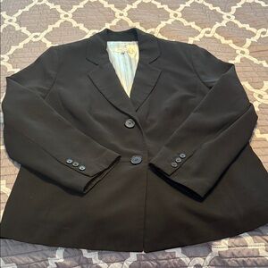 Kasper Classic Black Blazer Sz 16W